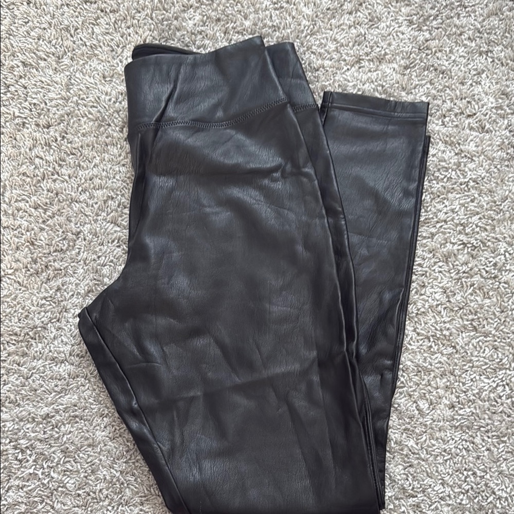 Nordstrom black  Leather Leggings